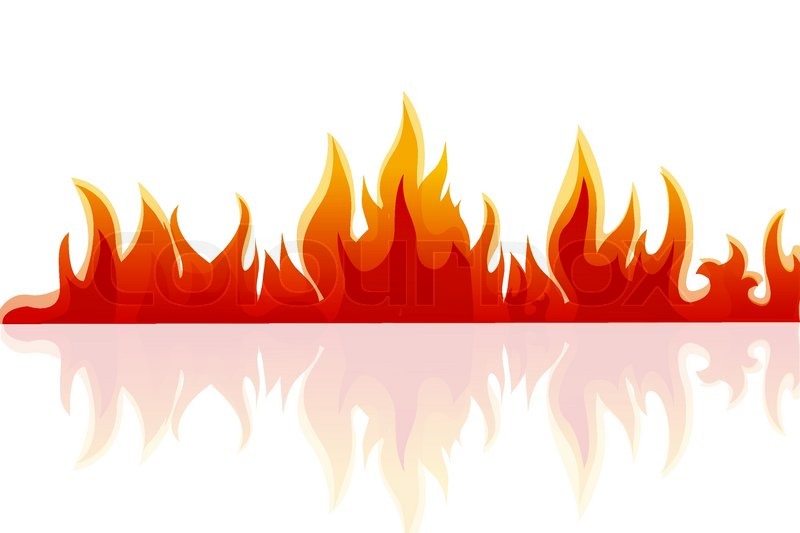 Fire background clipart 