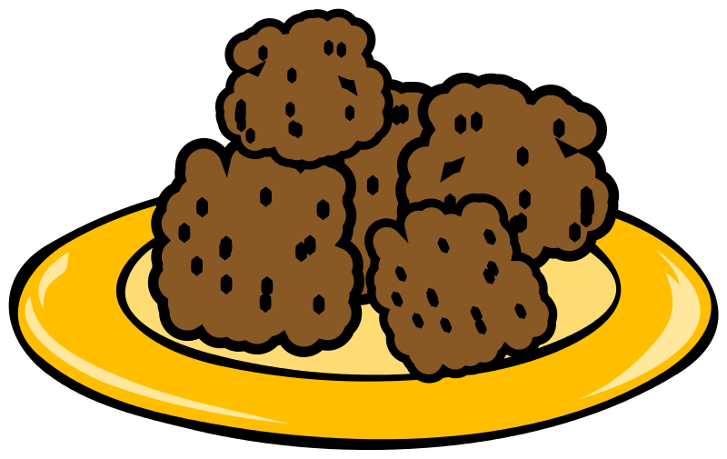 Plate Of Cookies Clipart 