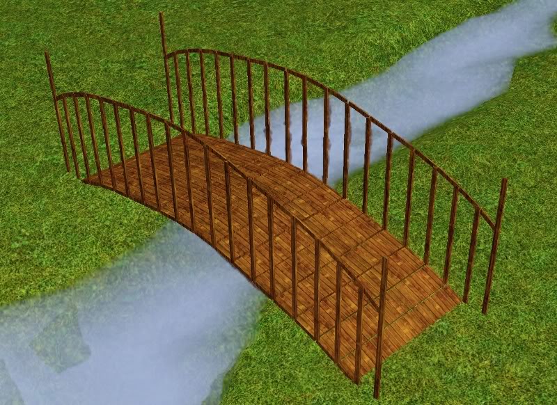 Clipart bridge over water 