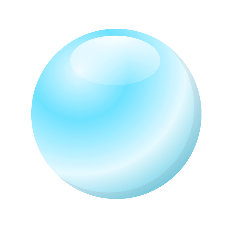 Blue bubbles clipart 