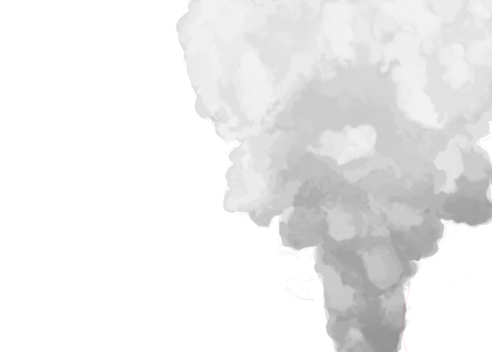 Smoke cloud clipart 