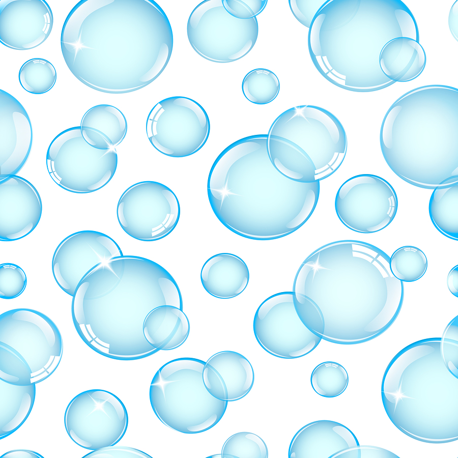 Blue bubble background clipart 