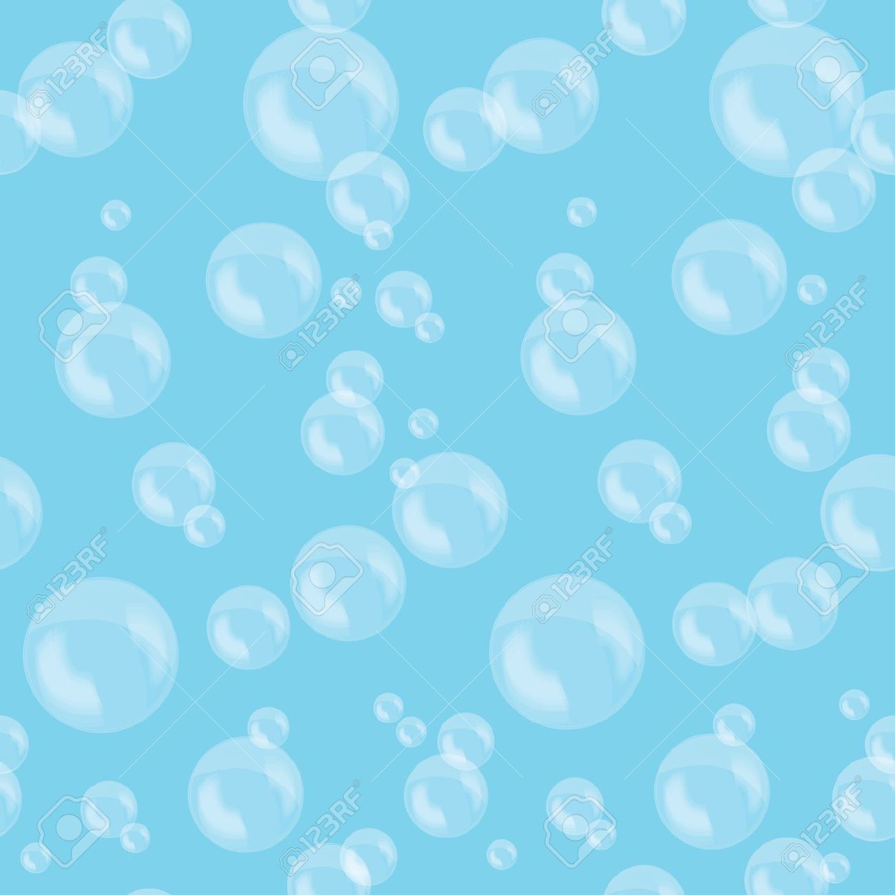 Blue bubble background clipart 