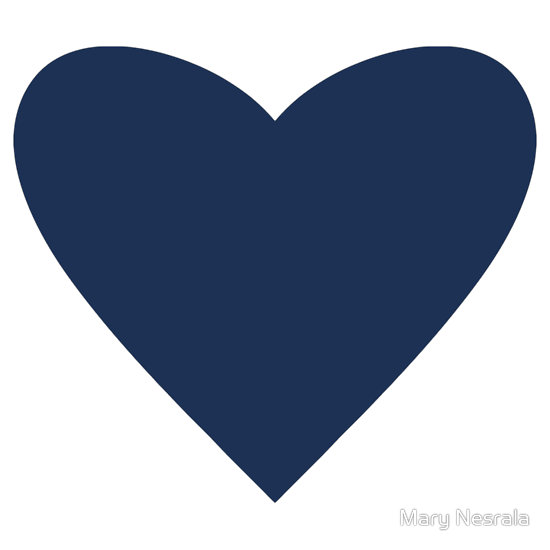 Navy Heart 