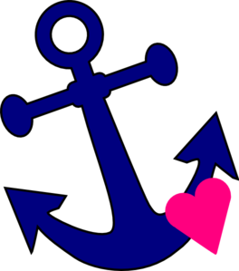 Navy Blue Heart Clipart 