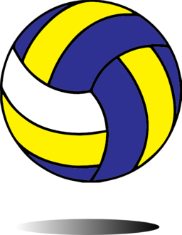 Gold Volleyball Clipart 