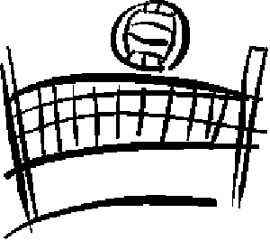 Volleyball Net Clipart 