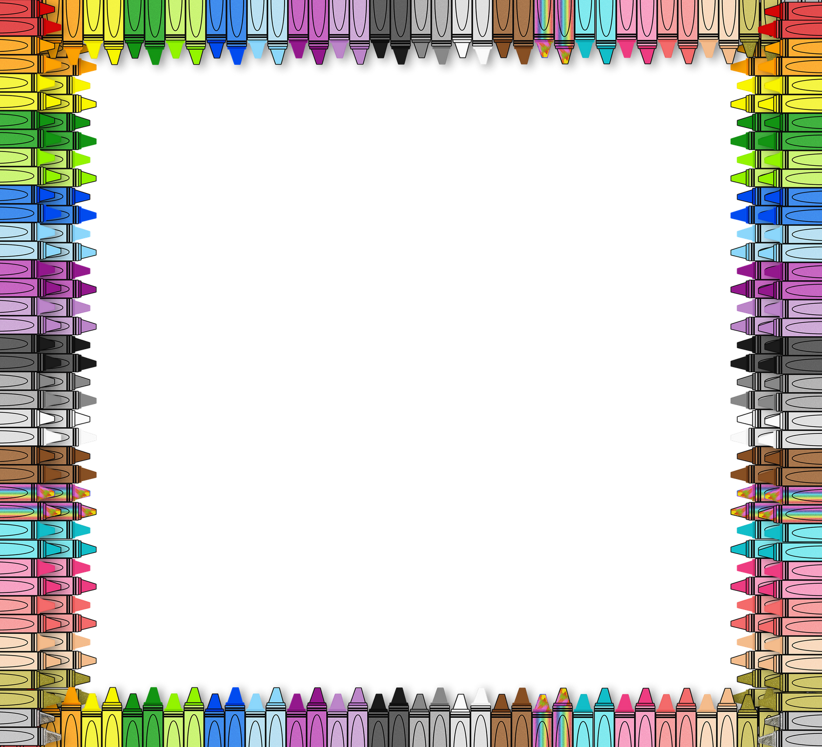 Free Crayon Border Png, Download Free Crayon Border Png png images