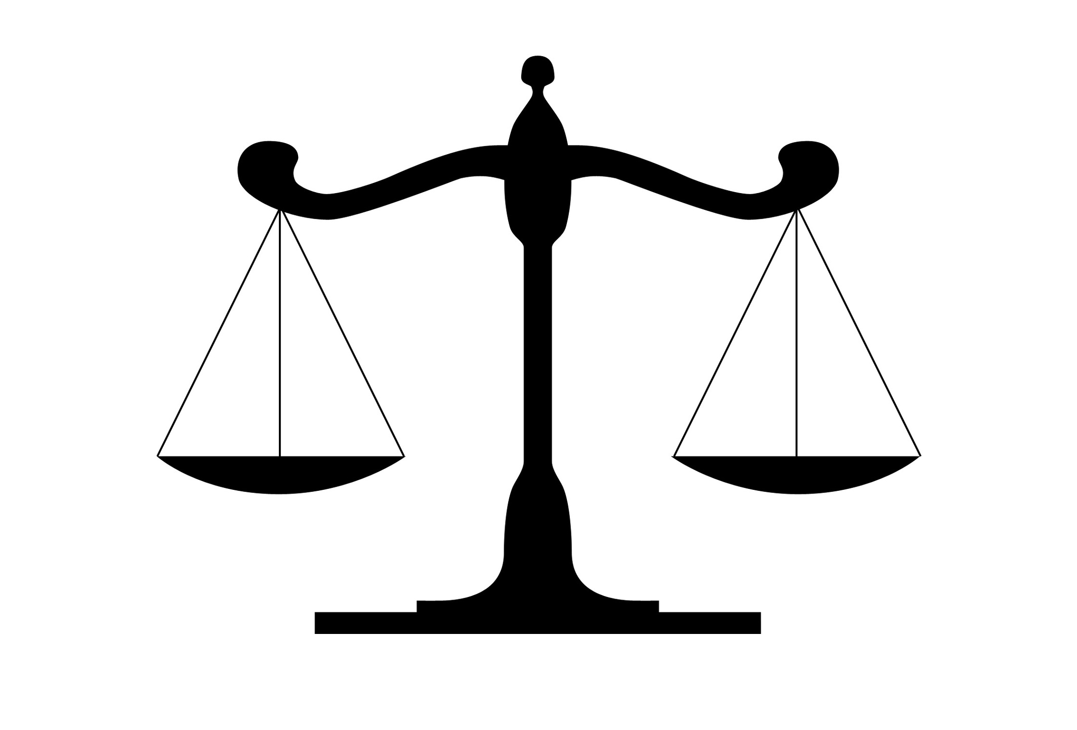Clipart balance justice 