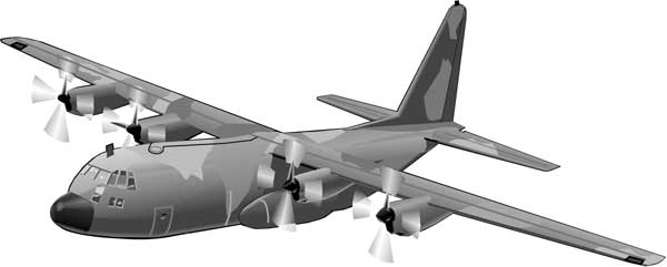Navy airplane clipart 