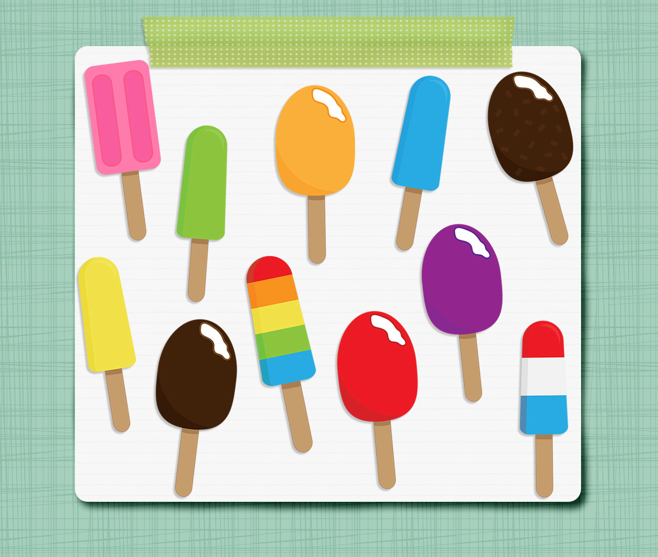 Popsicle Clipart 