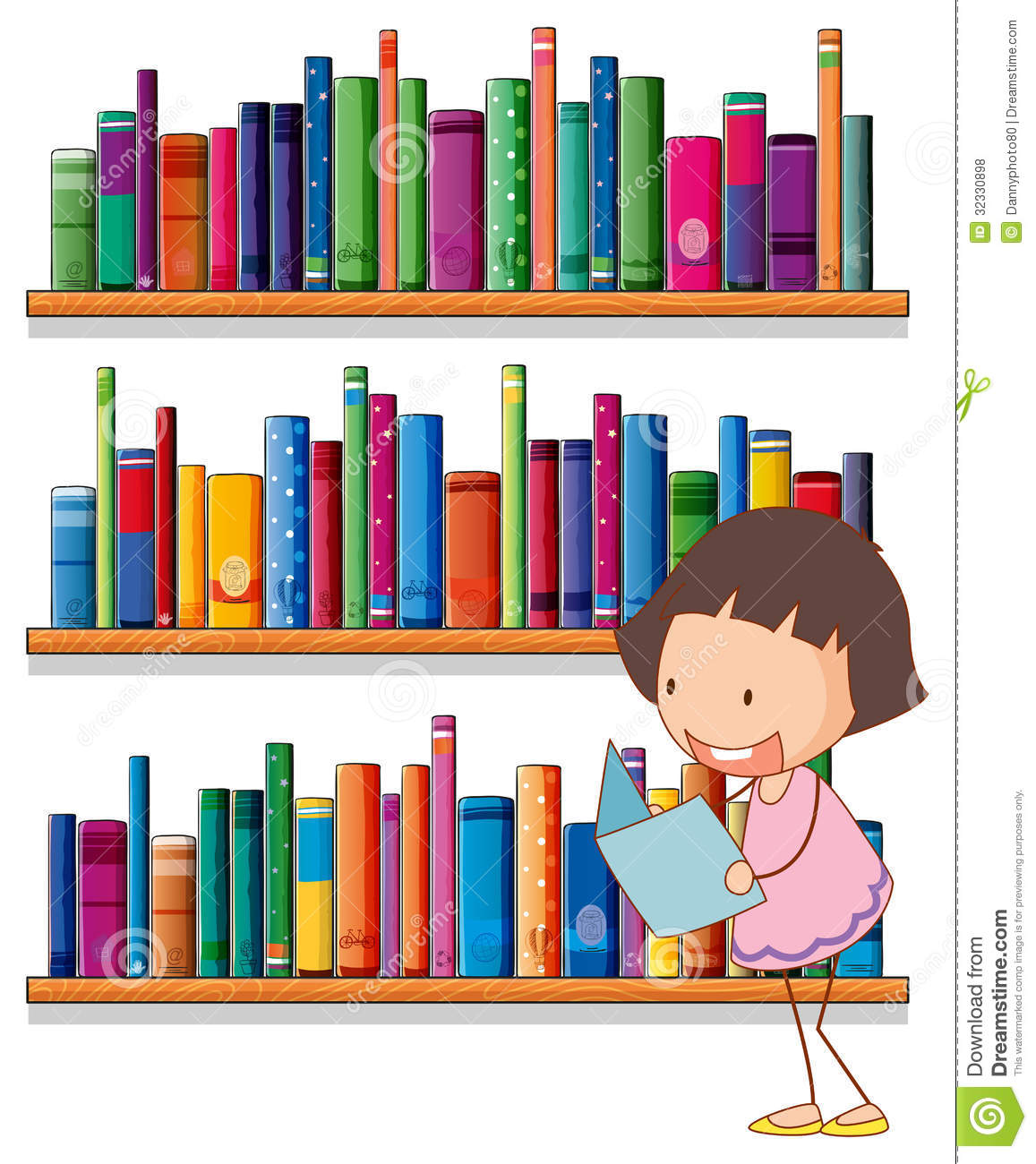 nino-en-la-biblioteca-clip-art-library