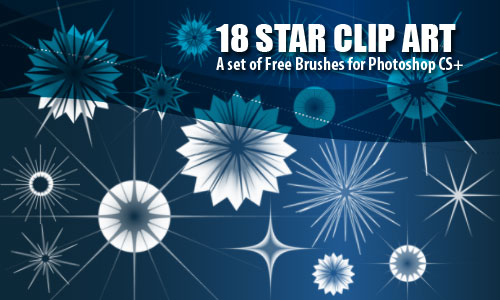 500+ Stars Photoshop Brushes: Sparkles, Burts and More 
