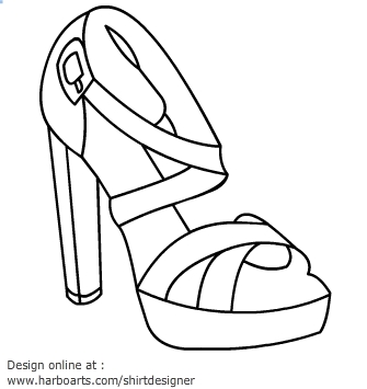 Shoe Outline Template 