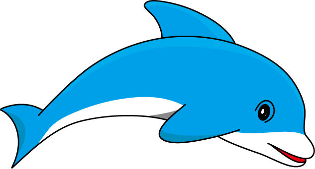 Dolphin blowing water out of its blowhole clipart png 