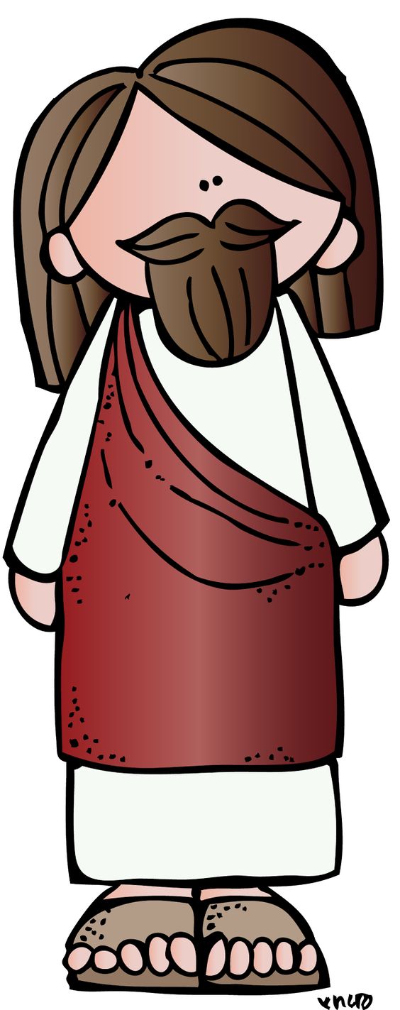 Melonheadz mary joseph jesus clipart