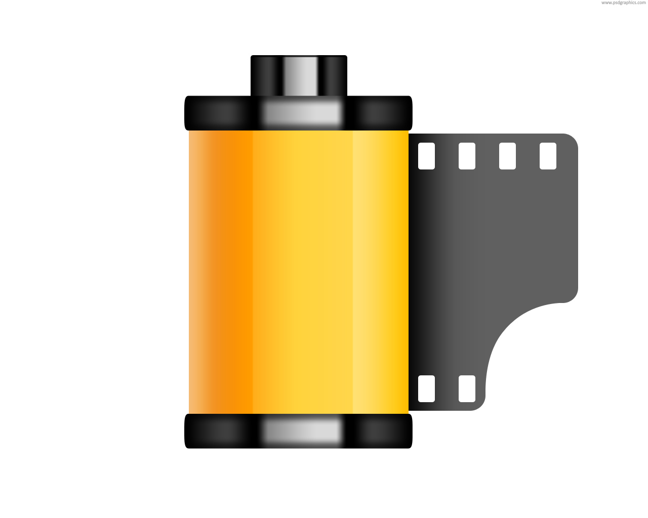 free clipart image of slide film