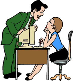 Sex Discrimination Employee Rights Post Clipart 