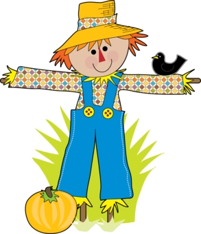Fall scarecrow clipart 