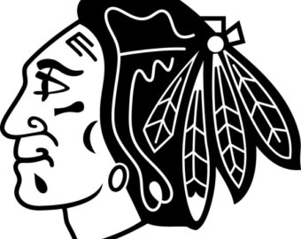 Chicago blackhawks logo clipart 