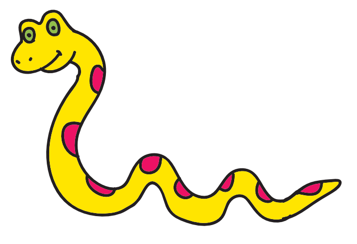 Cute Baby Snake Clipart 