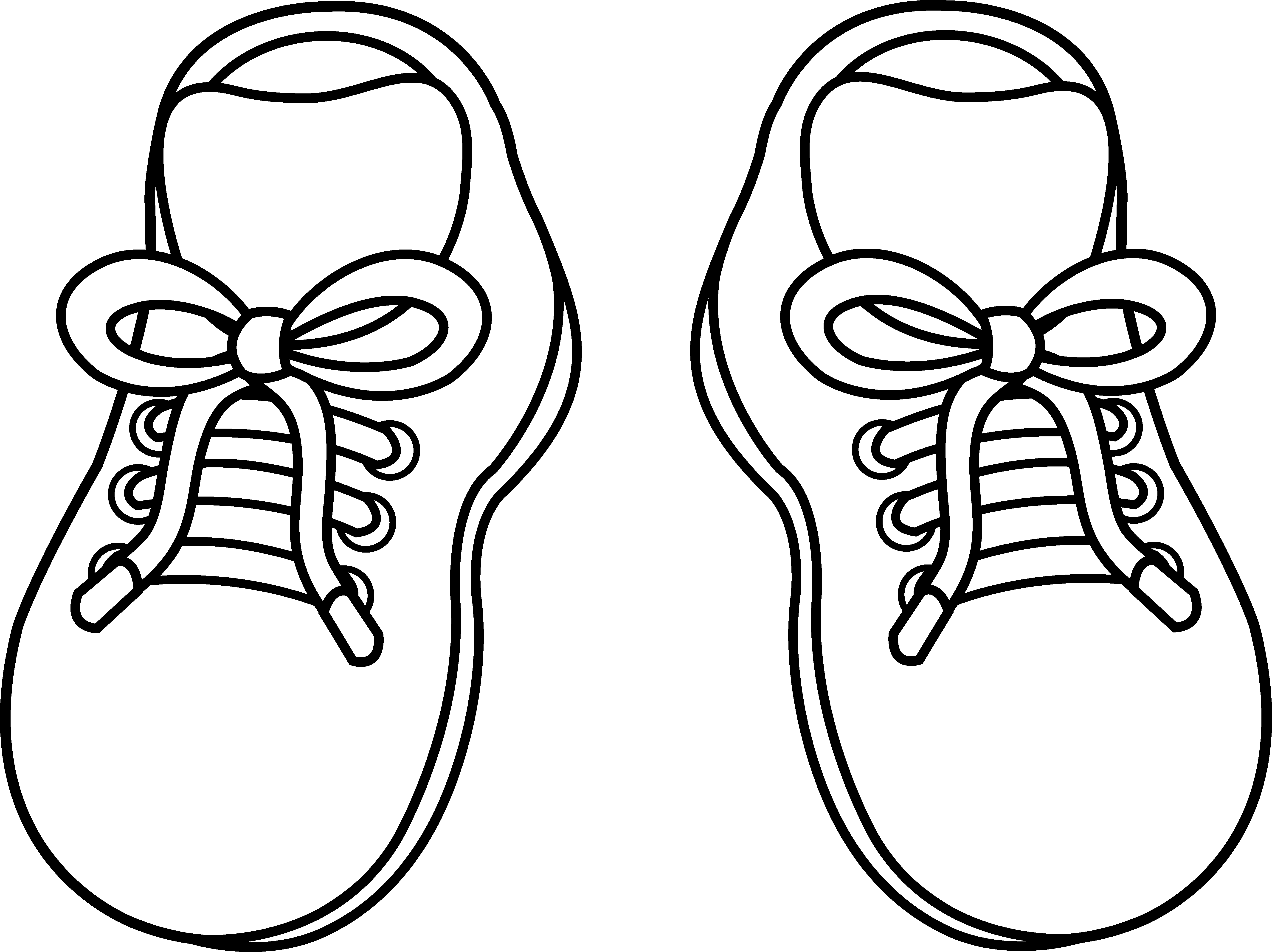 Cartoon Sneakers Clipart 