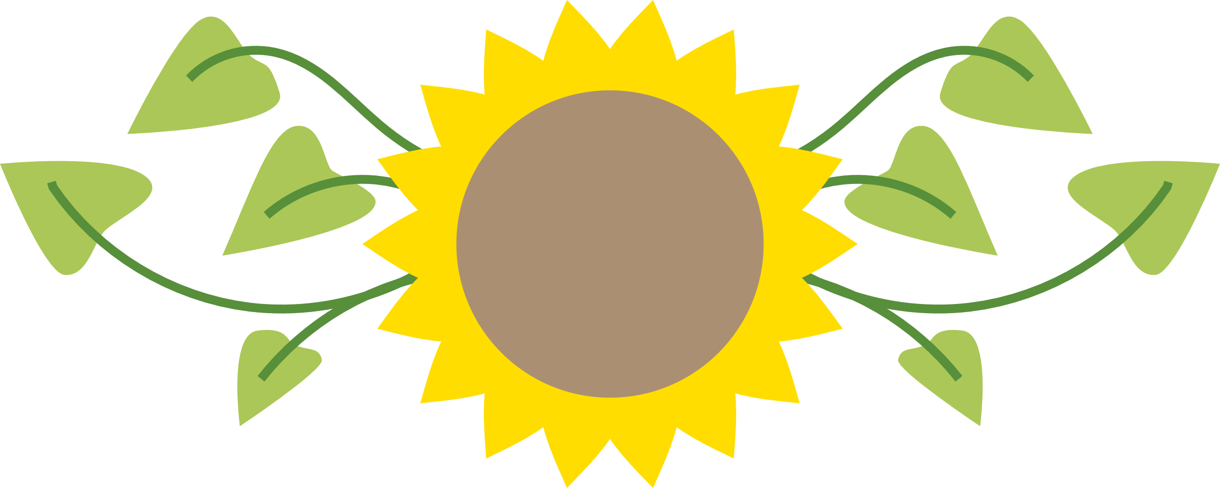 Sunflower Border Clipart 