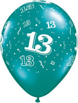 Birthday Number 13 Clipart 