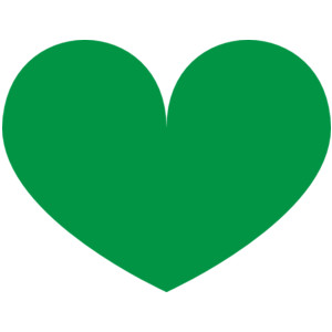Green Heart Clipart 