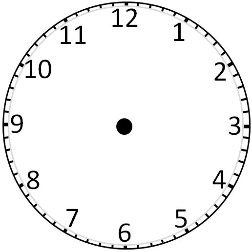 Blank Clockface: Without Hands 