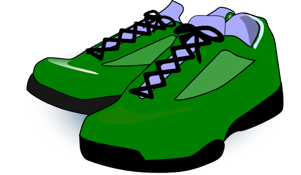 Green Shoes Clipart 