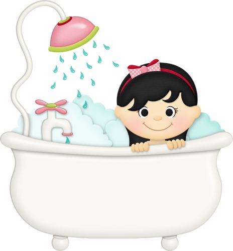 Bath time/Water fun clipart 