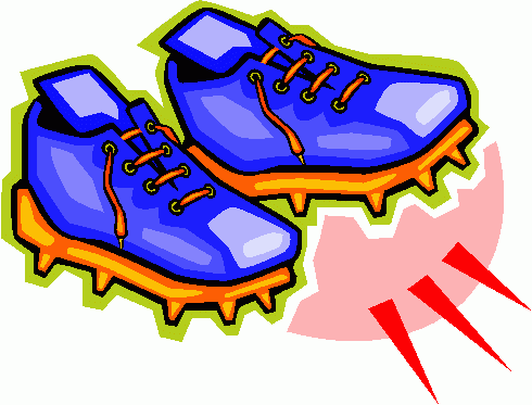 comic football cleats