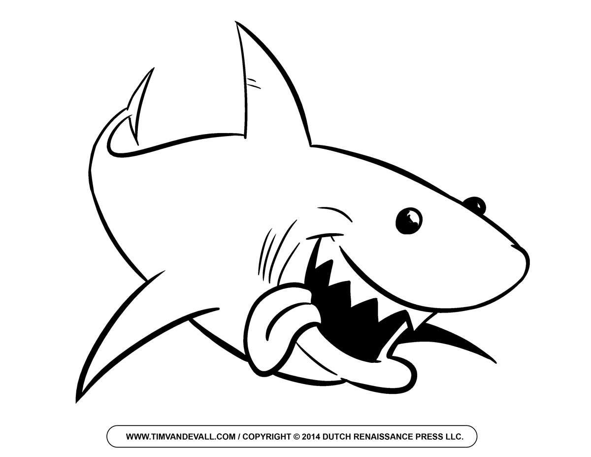 Cartoon Shark Clipart 