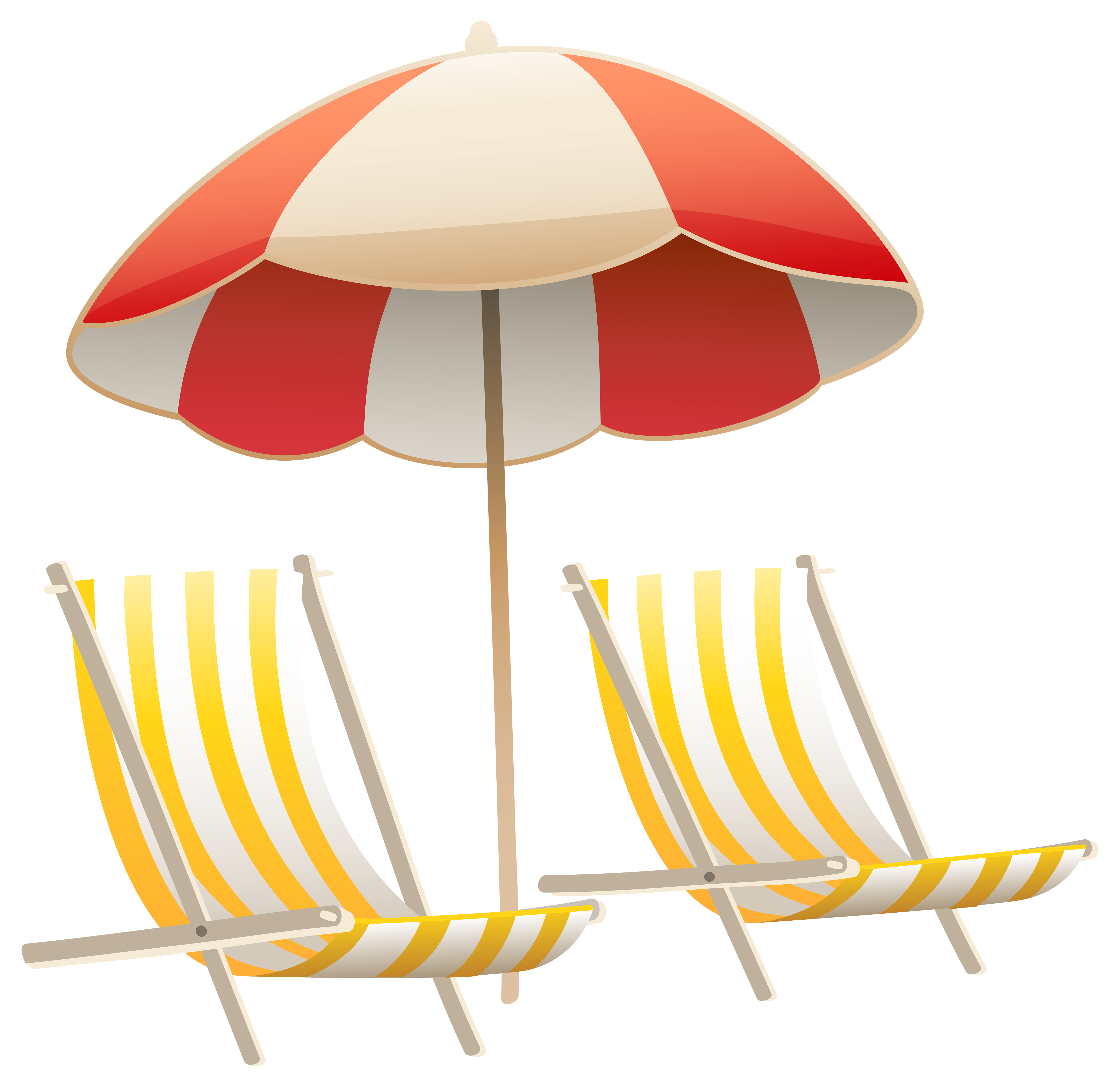 clipart beach chairs - photo #27