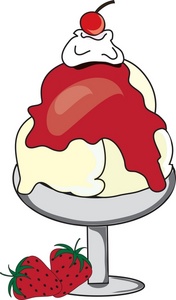 Ice Cream Sundae Clipart Image 