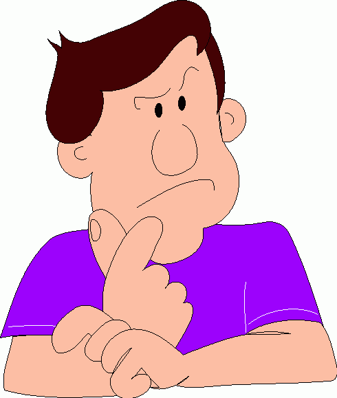 Person Thinking Clipart 