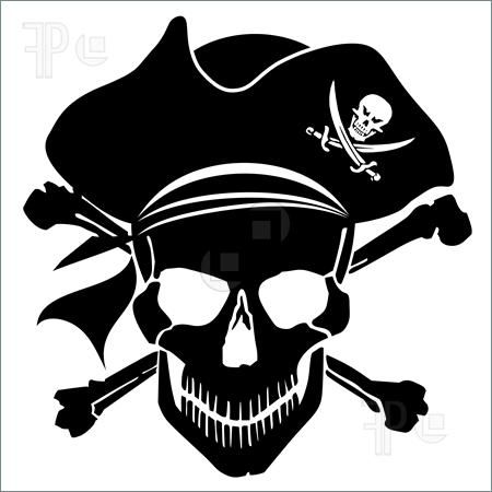 Pirate Silhouettes Royalty Free Stock Vector Art Illustration 