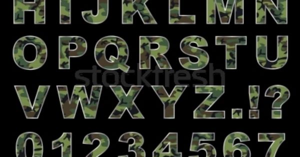free camo clipart image