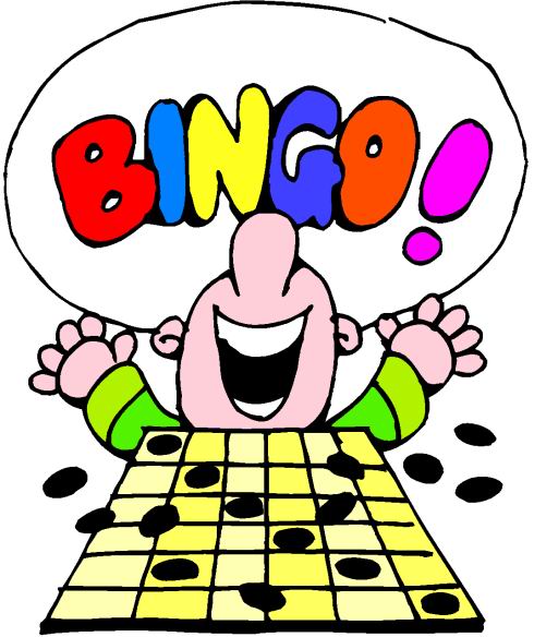 bingo luncheon clipart