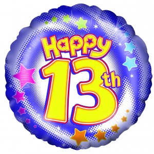 Happy 13th Birthday Clipart 