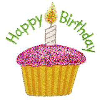 Happy Birthday Cupcake Clip Art and Nice Photo 