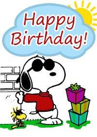 Happy Birthday Clip Art Snoopy 