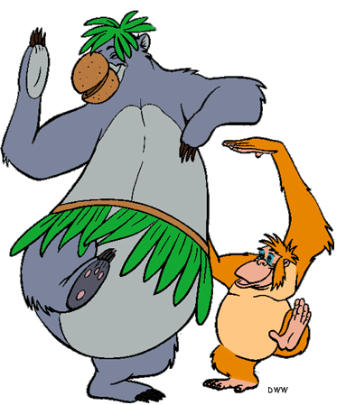 The Jungle Book Group Clip Art Image 