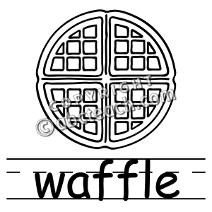 Waffle cliparts 