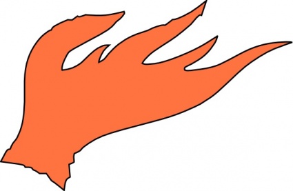 Realistic Fire Flames Clipart