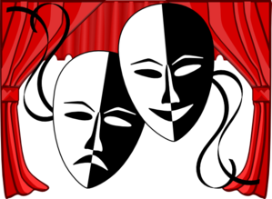 Cartoon Theatre Masks Transparent 