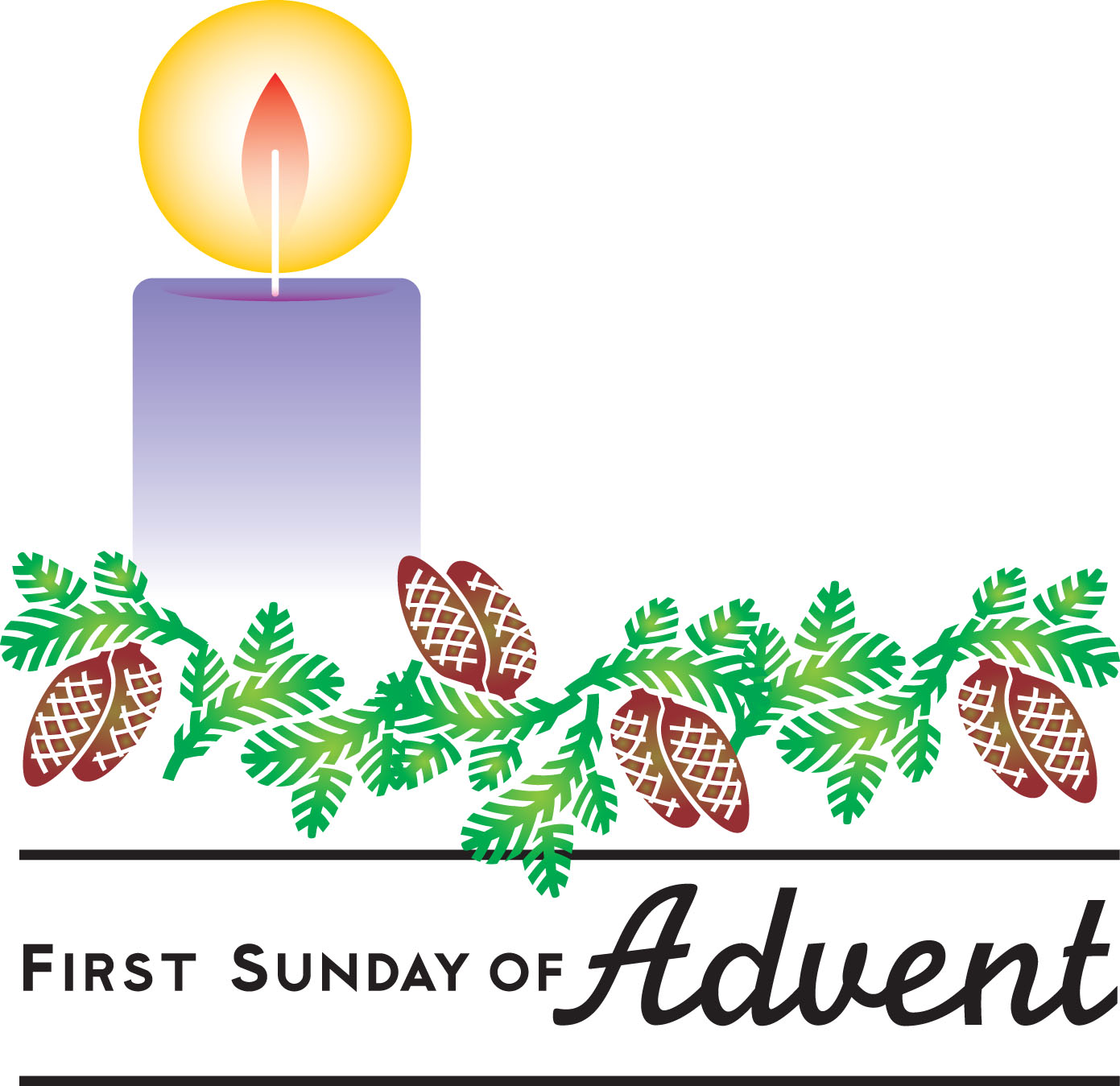 advent wreath candles free clipart - Clip Art Library.