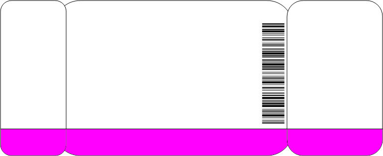 blank boarding pass