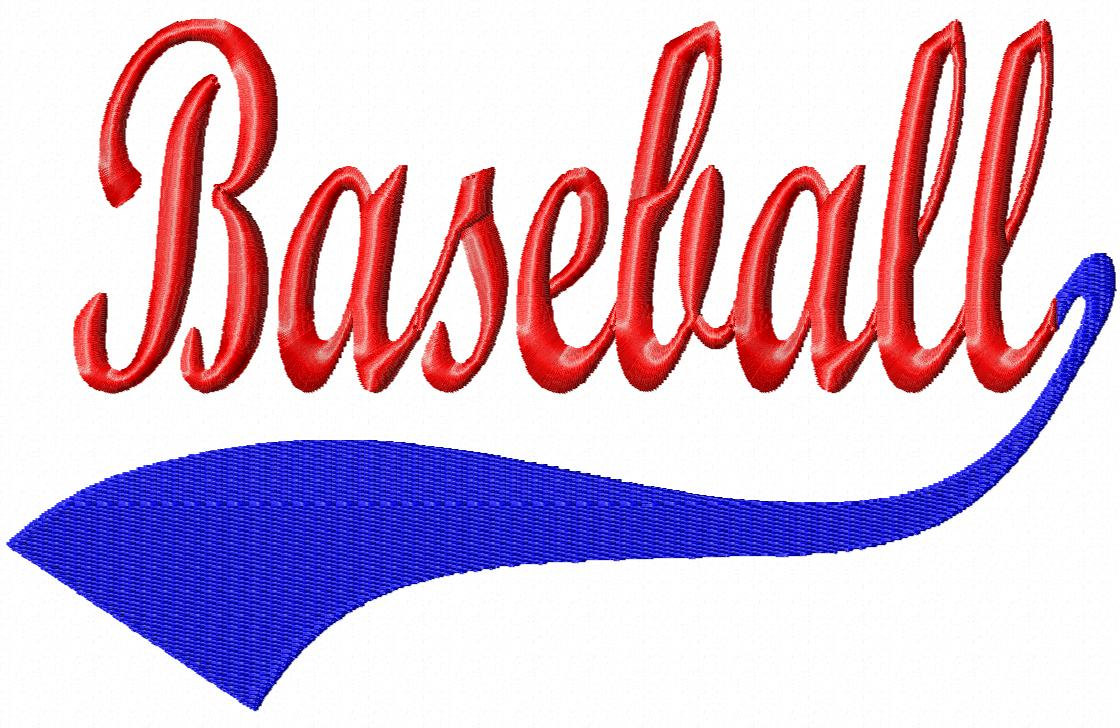 Baseball Swoosh Clipart 